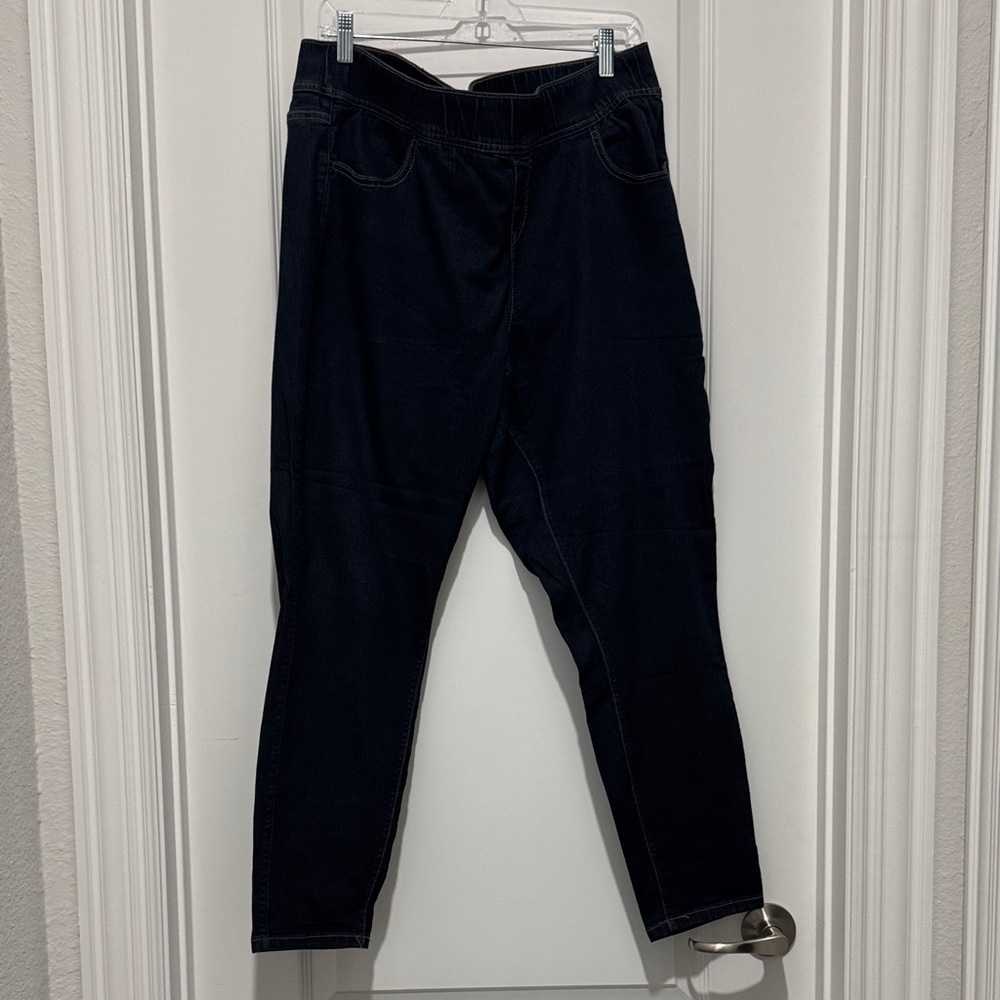Torrid Dark Blue Denim Lean Pull On Jeans 2x